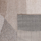 Living Room Rug Fiesta with Geometric Design in Beige Grey Cream RugYourHome