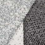 Living Room Rug Madeira Bordered with Geometric Pattern - Grey RugYourHome