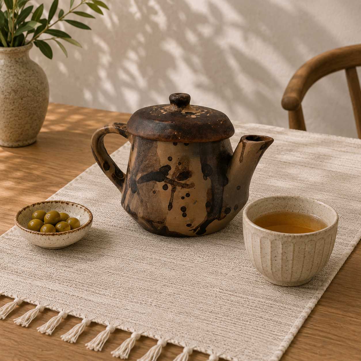 Lluvia Negra Tea Pot