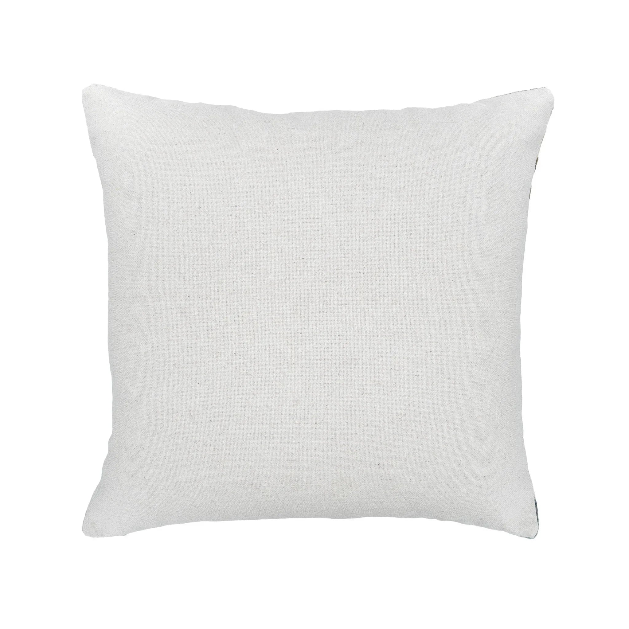Lotus Silk Velvet Ikat Pillow, 20" X 20", side view - House Of Avana