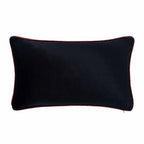 Love Bee Silk Velvet Throw Pillow, 12" X 20", detail shot - House Of Avana