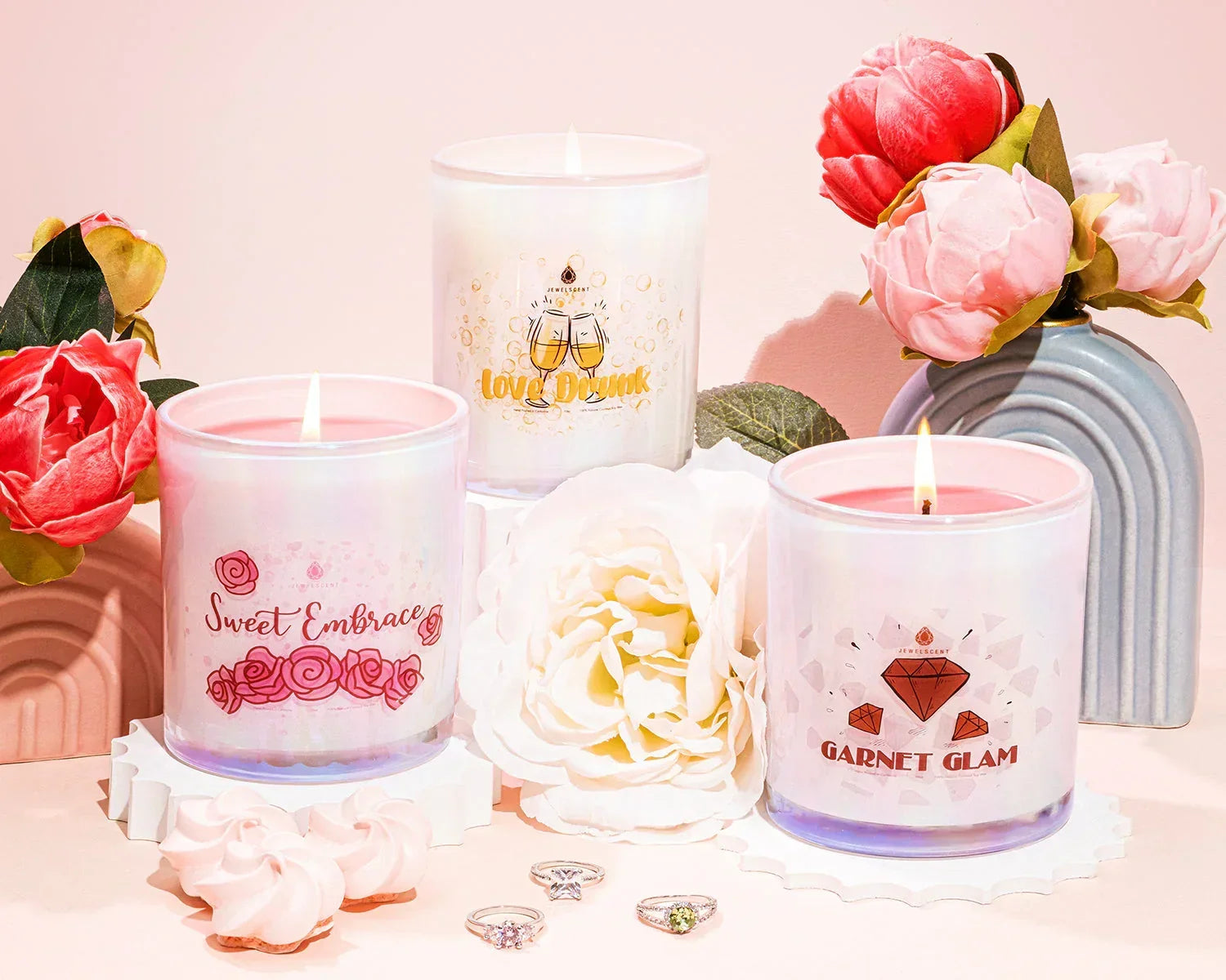 Love Drunk Iridescent 10oz Signature Jewelry Candle JewelScent