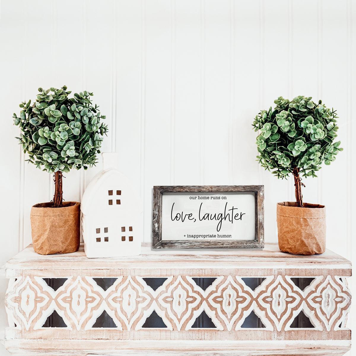 Love Laughter Sign Gia Roma