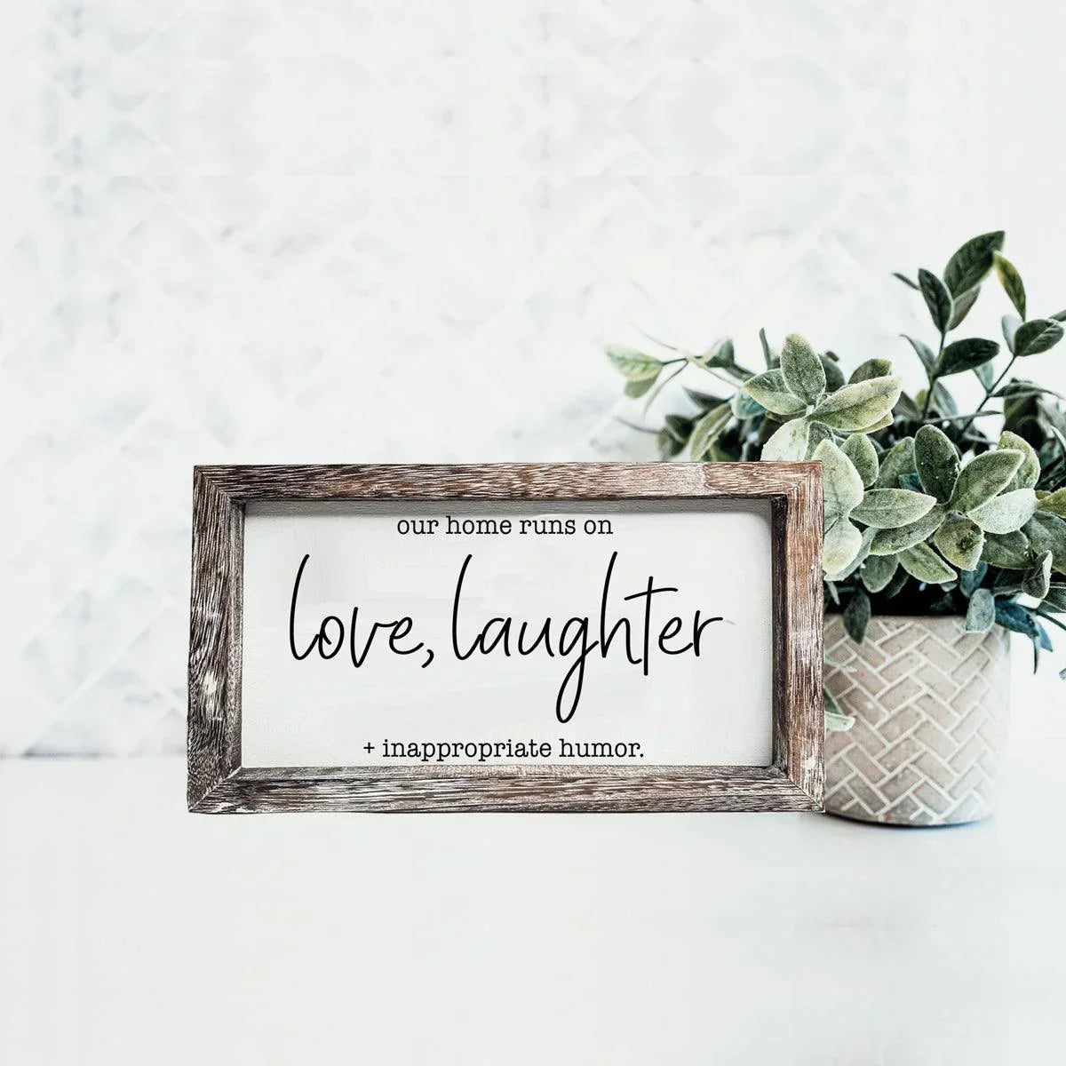 Love Laughter Sign Gia Roma