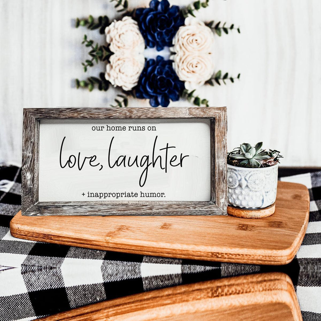 Love Laughter Sign Gia Roma
