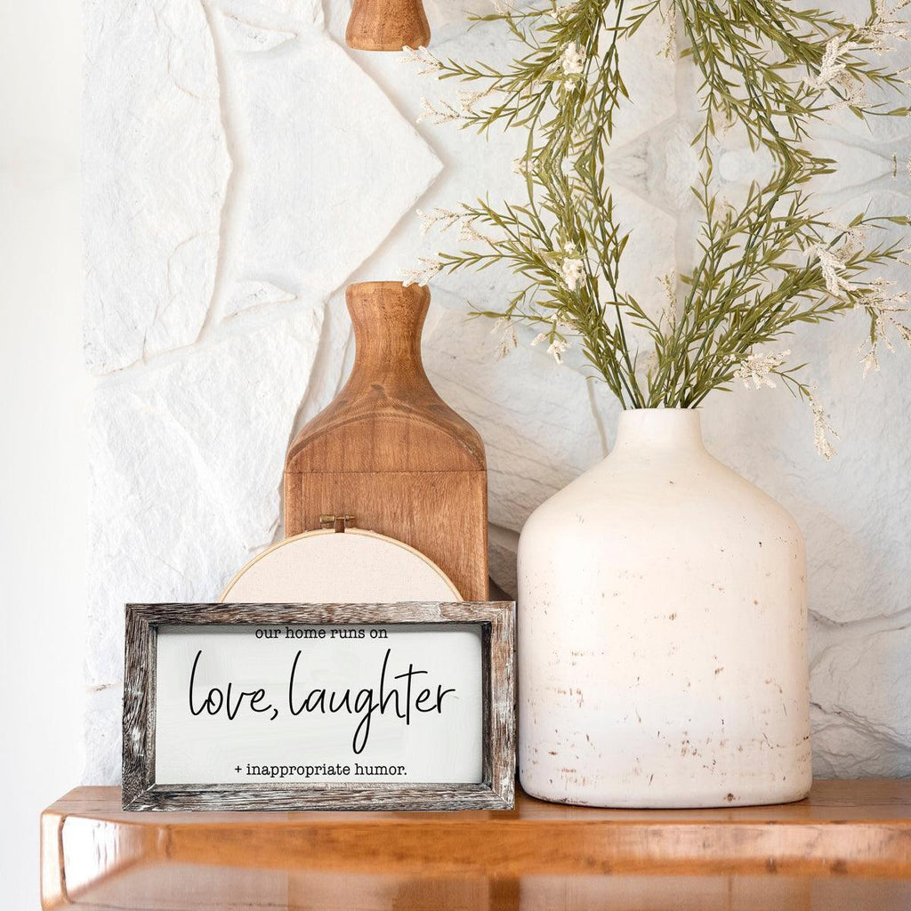 Love Laughter Sign Gia Roma