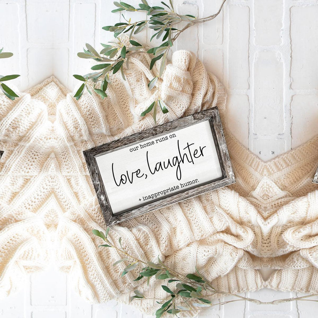 Love Laughter Sign Gia Roma