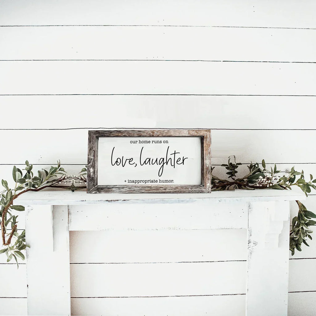 Love Laughter Sign Gia Roma