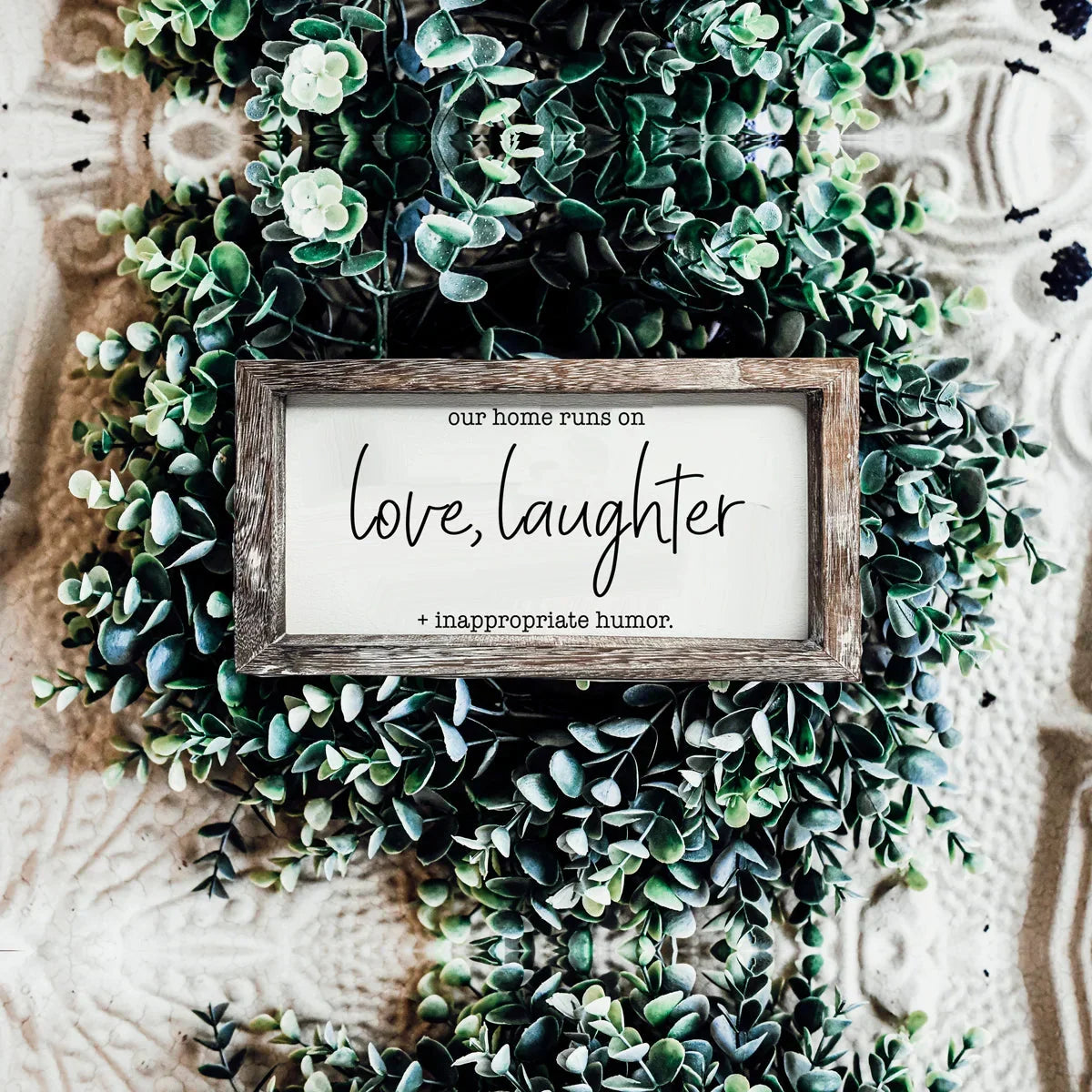Love Laughter Sign Gia Roma