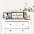 Love Laughter Sign Gia Roma