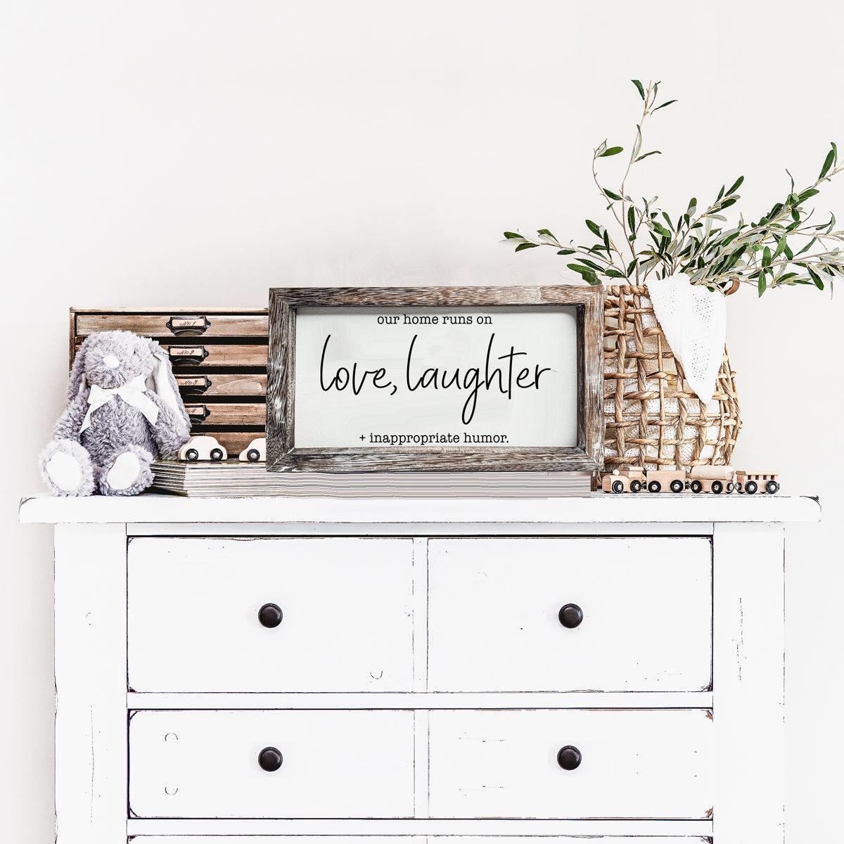 Love Laughter Sign Gia Roma