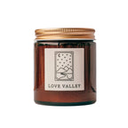 Love Valley Fine Fragrance Candle, back view - House Of Avana