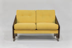 Loveseat – Peyton Mimosa with Zebra Arms (Mocha & Natural) Enrico Bartolini