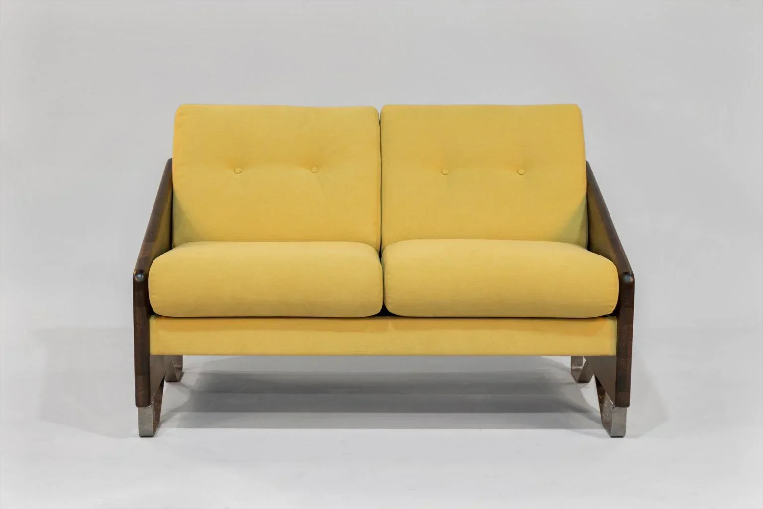 Loveseat – Peyton Mimosa with Zebra Arms (Mocha & Natural) Enrico Bartolini