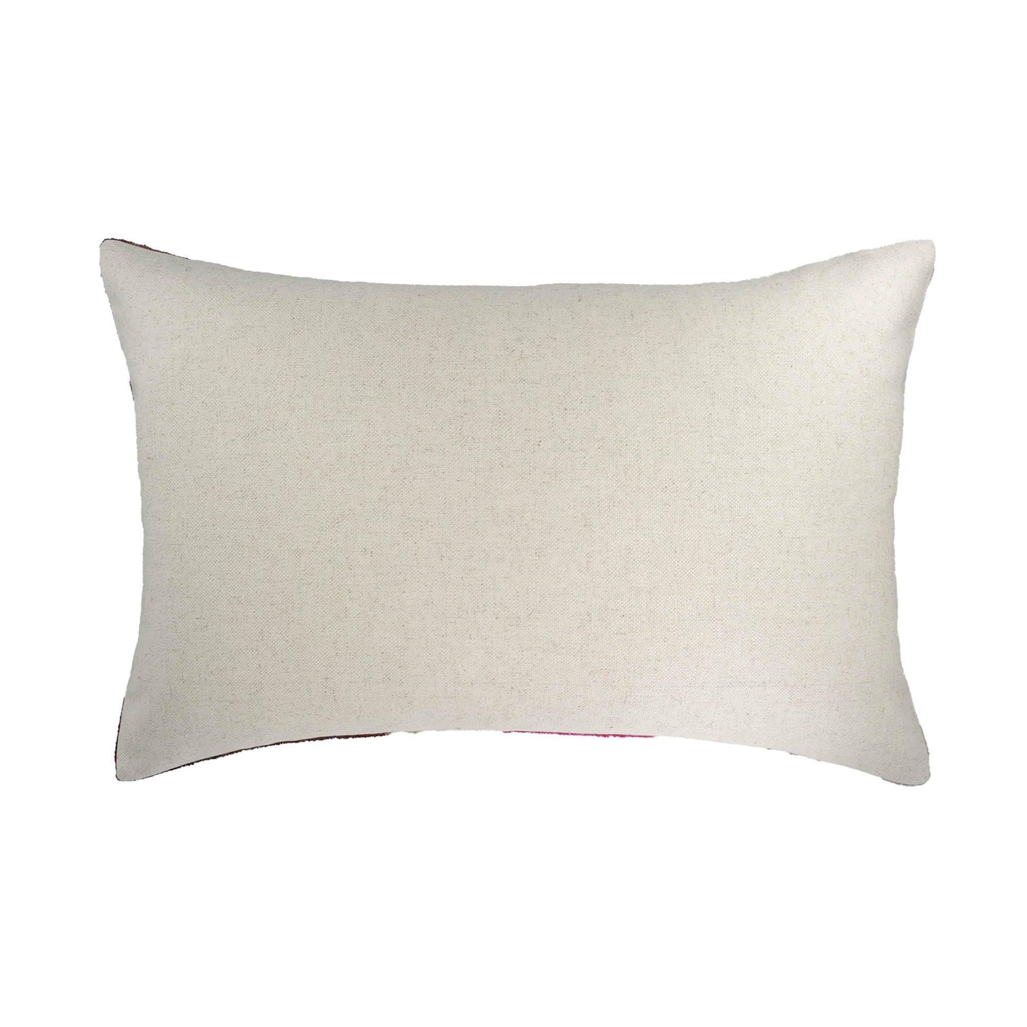 Lucid Silk Velvet Ikat Throw Pillow Cover, X 24, detail shot - House Of Avana