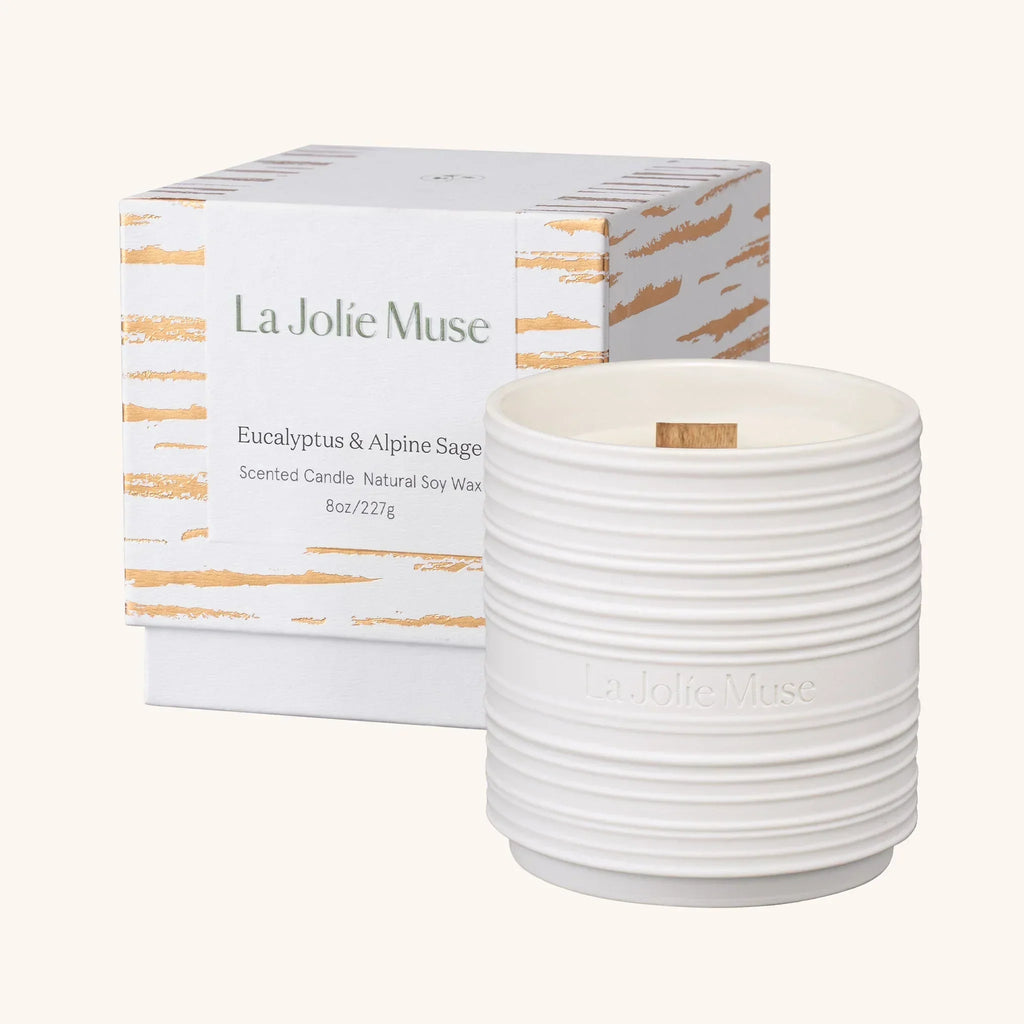 Lucienne - Eucalyptus & Alpine Sage Candle LA JOLIE MUSE
