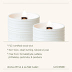 Lucienne - Eucalyptus & Alpine Sage Candle LA JOLIE MUSE