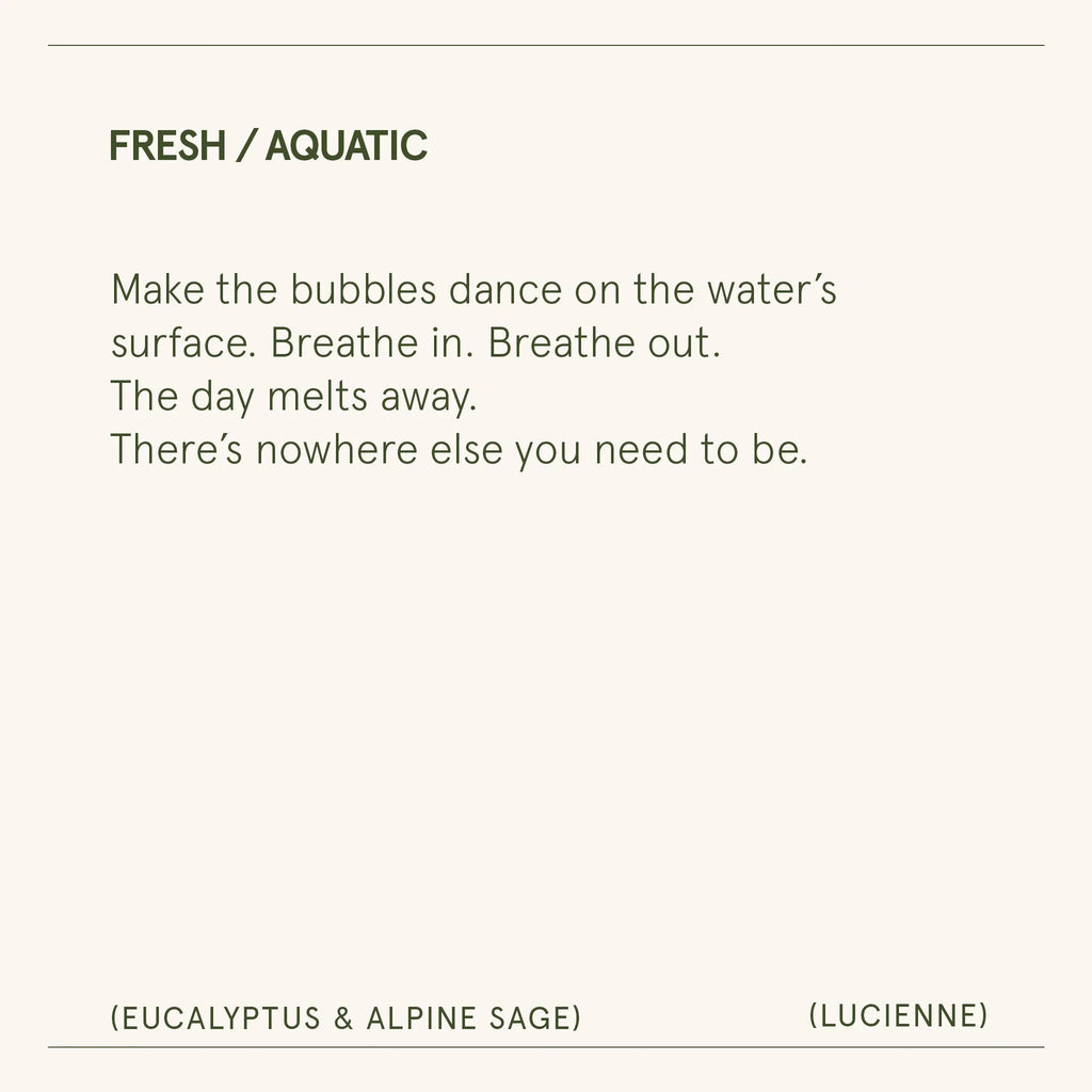 Lucienne - Eucalyptus & Alpine Sage Candle LA JOLIE MUSE