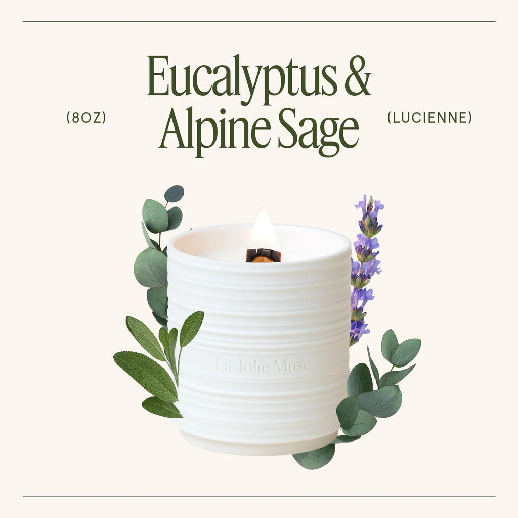 Lucienne - Eucalyptus & Alpine Sage Candle LA JOLIE MUSE