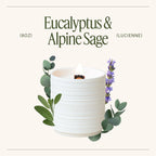Lucienne - Eucalyptus & Alpine Sage Candle LA JOLIE MUSE