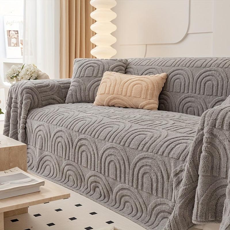 Luxurious Four Seasons Jacquard Slipcover | Waterproof Cover for Couch topspet