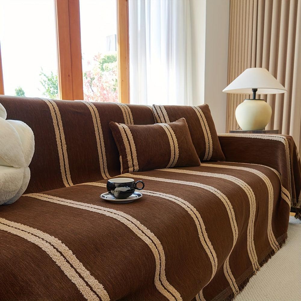 Luxury Anti- Cat Scratch Sofa Cover - Chenille Fabric Couch Protector topspet