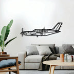 M500 Meridian Metal Aircraft Wall Art - Ncp0581, detail shot - House Of Avana