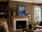 Moon Garden Art Print – Archival Celestial & Nature Wall Art
