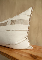 Fulcrum Patina Oversized Cotton Lumbar Pillow Kanju Interiors