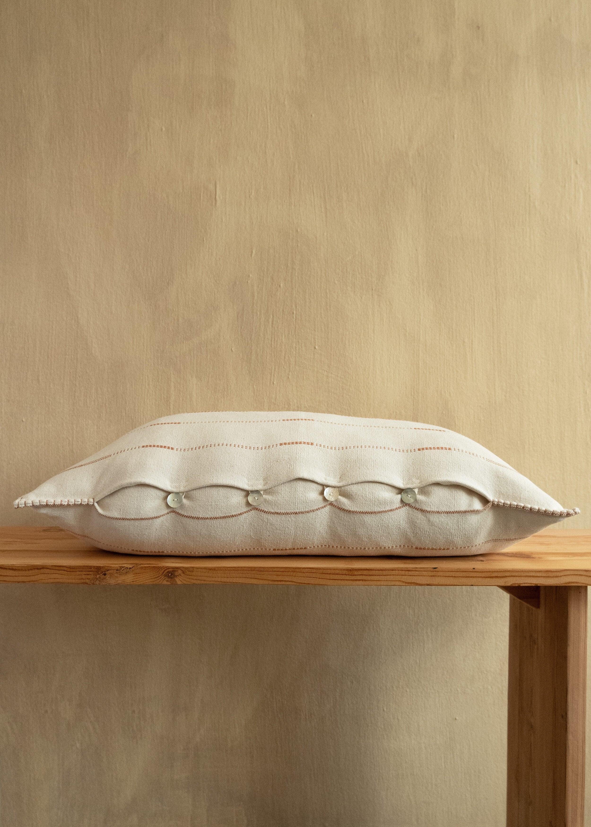 Fulcrum Sahara Oversized Cotton Lumbar Pillow Kanju Interiors