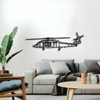 Mh-60 Seahawk Metal Aircraft Wall Art - Ncp0583, detail shot - House Of Avana