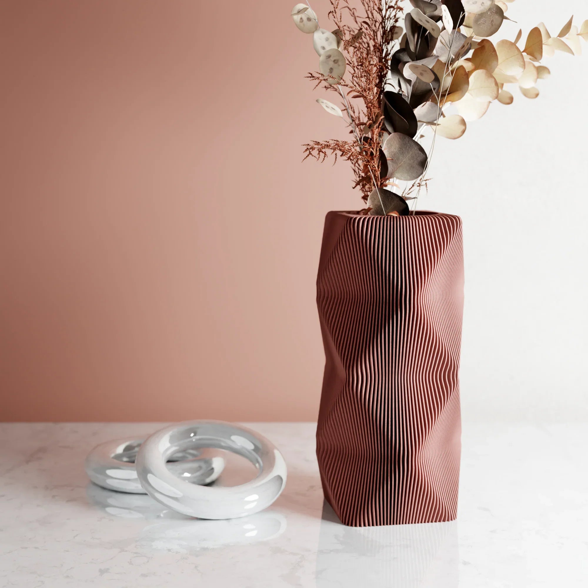 Mountain Vase, angled view - House Of Avana