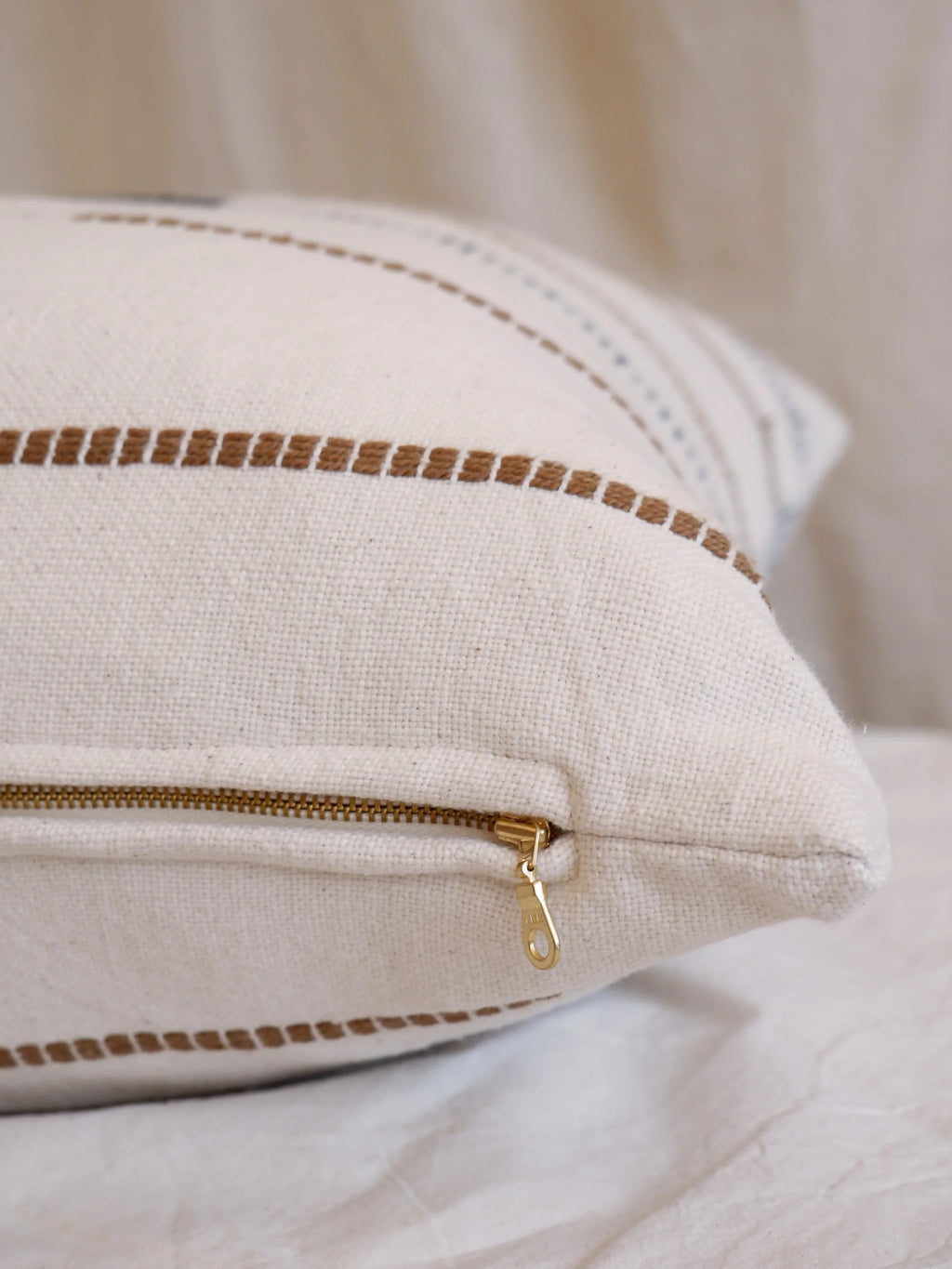 Mason Hand-Loomed Cotton Pillow Kanju Interiors