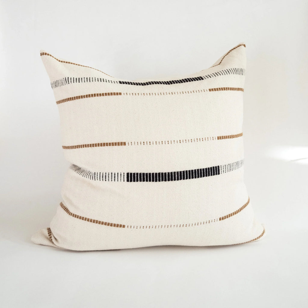 Mason Hand-Loomed Cotton Pillow Kanju Interiors