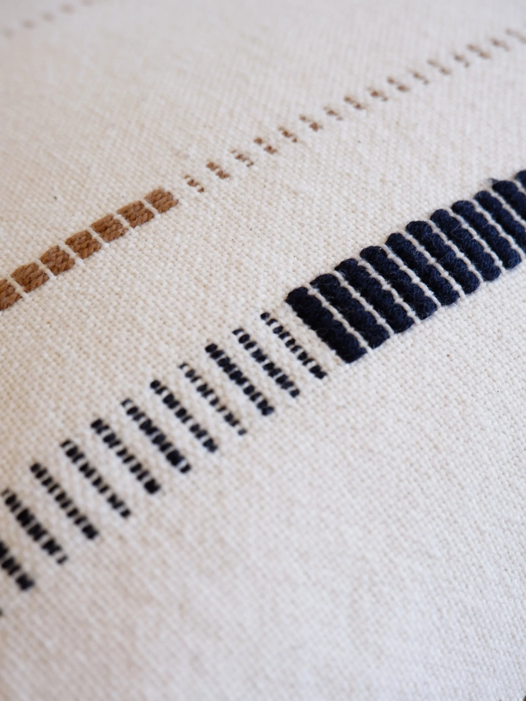 Mason Hand-Loomed Cotton Pillow Kanju Interiors