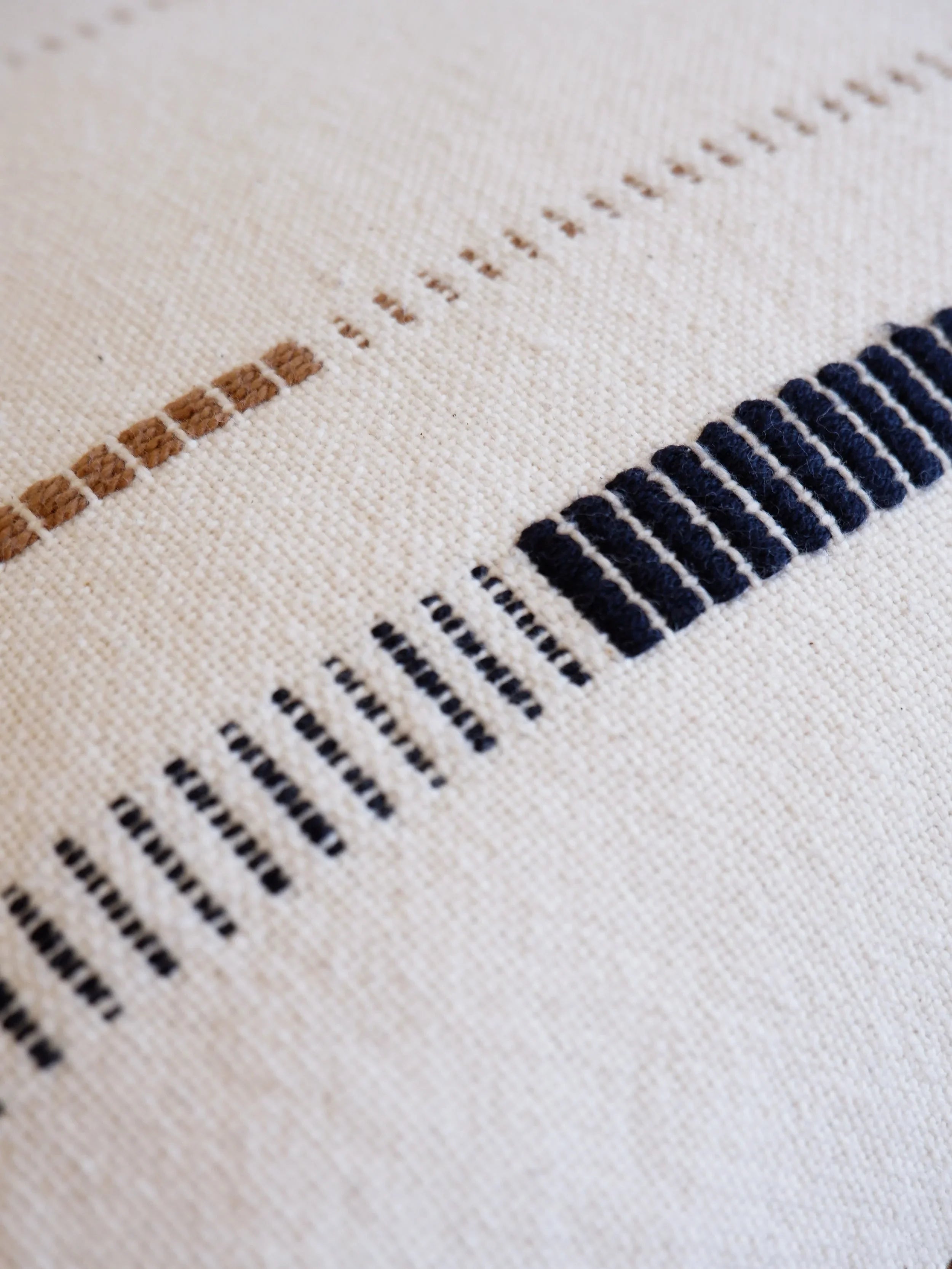 Mason Hand-Loomed Cotton Pillow Kanju Interiors