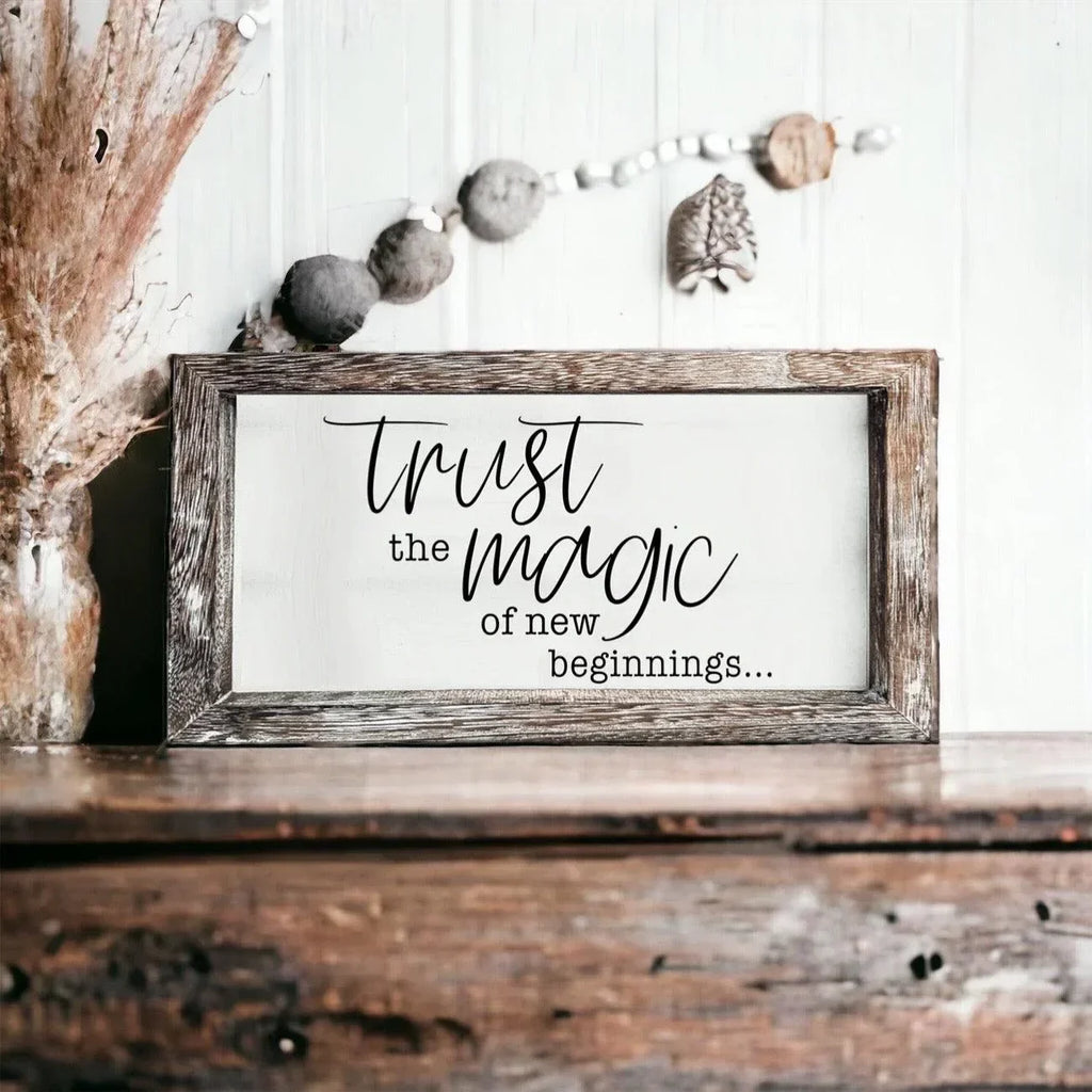 Magic of New Beginnings Sign Gia Roma
