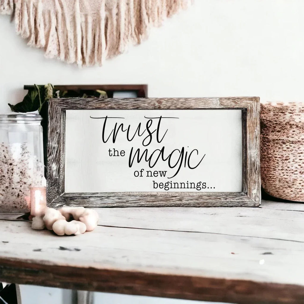 Magic of New Beginnings Sign Gia Roma