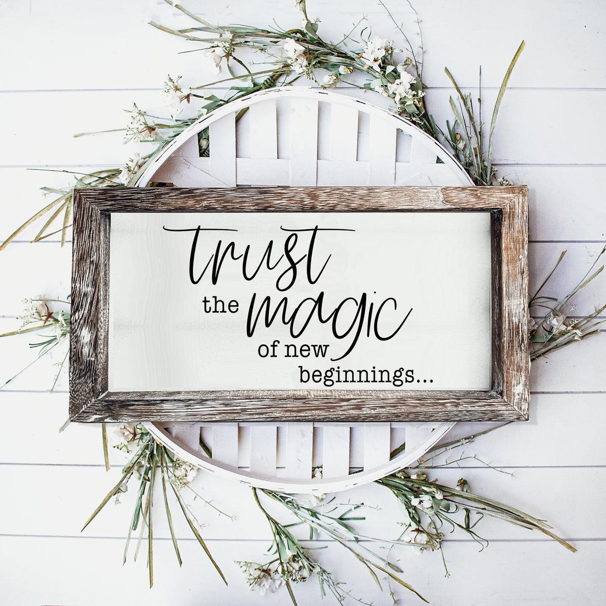 Magic of New Beginnings Sign Gia Roma
