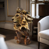 Majestic Lion Head Statue House Of Avana