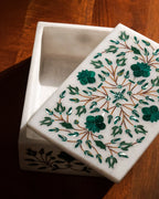 Malachite & White Mother of Pearl Inlay Box (BACK IN STOCK) Sangemar