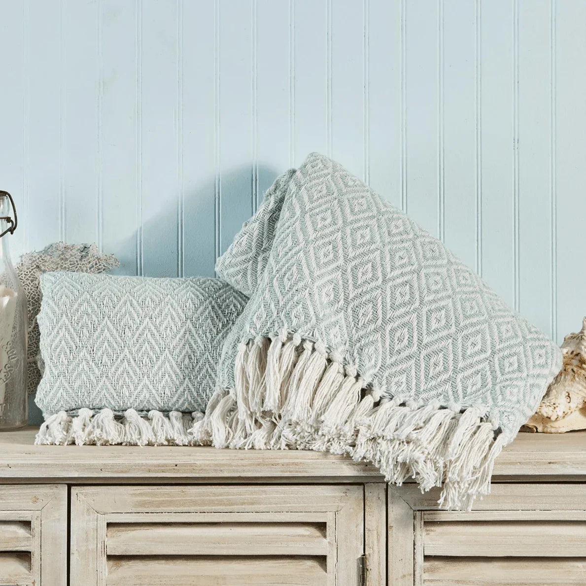 Mallorca Tassel Throw Gia Roma