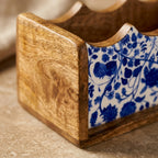 House of Avana Mango Wood Cutlery Stand