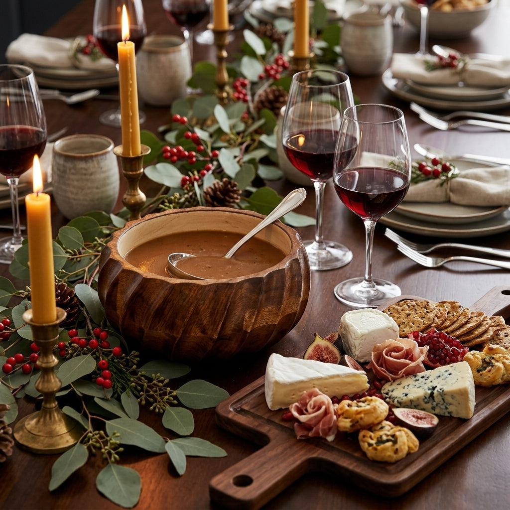 House of Avana Pink Mango Wood Gravy Bowl