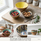 Mango Wood Bowl Set of 3
