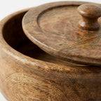 Large Mango Wood Flatbread Box
