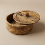 Large Mango Wood Flatbread Box