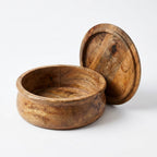 Large Mango Wood Flatbread Box