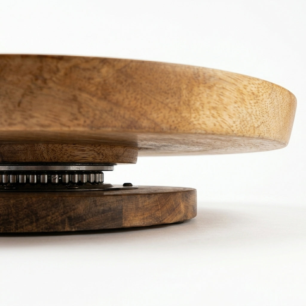 House of Avana Mango Wood Lazy Susan Turntable