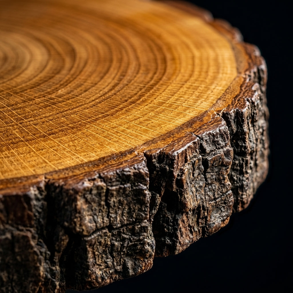 House of Avana Round Tree Mango Wood Platter Set of 3